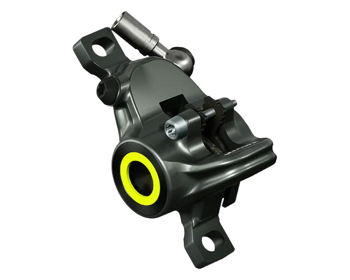 Magura MT8 SL Disc Brake Caliper (Grey/Red/Yellow) (Front or Rear) (Post Mount) (2-Piston)